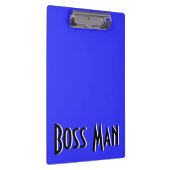 Boss Man Blue Cliboard Klembord (Rechts)