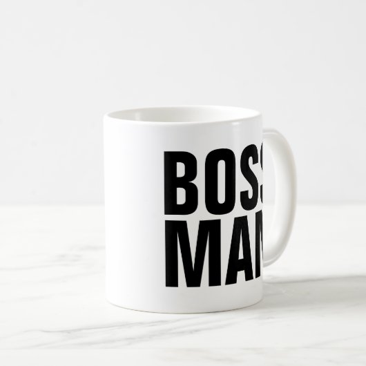 BOSS MAN COFFEE MUGS (Devant droit)