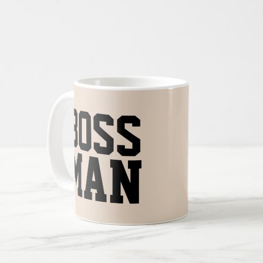 BOSS MAN COFFEE MUGS (Devant gauche)
