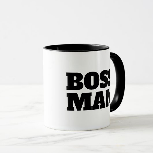 BOSS MAN COFFEE MUGS (Devant droit)