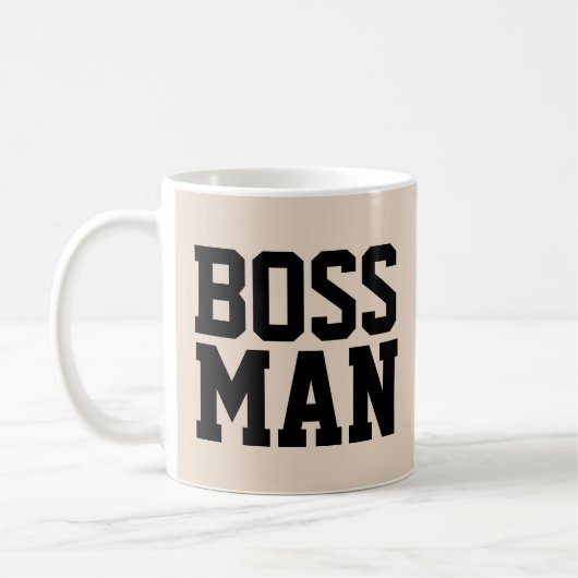 BOSS MAN COFFEE MUGS KOFFIEMOK (Links)