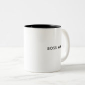 Boss-Man | Funny Custom Coffee Mok (Voorkant rechts)