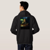 Boss mannen zwart hooded sweatshirt terug (Achterkant volledig)