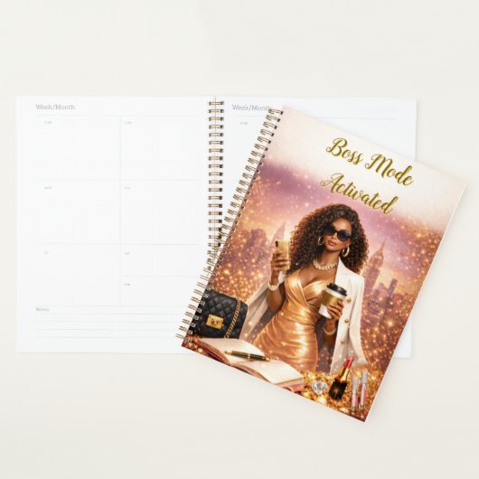 Boss Mode Activated Planner  (Devant avec enveloppe)