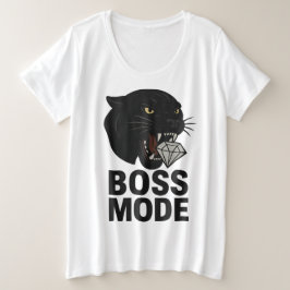 Boss-modus Grote Maat T-shirt