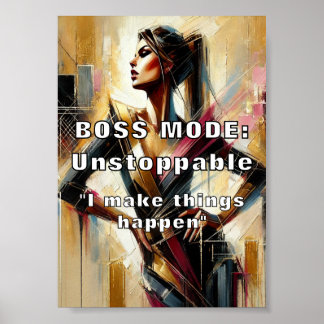 Boss-modus: niet te stoppen Poster