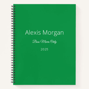 Boss Moves Dagelijkse Planner Notitieboek