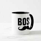 BOSS MUSTACHE CAFÉ MUG POUR LUI (Devant droit)