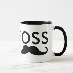 BOSS Mustache mok koffie