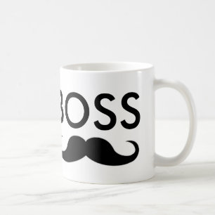 BOSS Mustache mok koffie