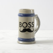 BOSS Mustache Steins & Coffee Mugs Bierpul (Voorkant rechts)