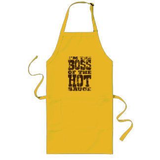 Boss of the Hot Sauce - Apron Lang Schort