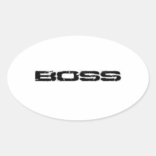 BOSS OVALE STICKER