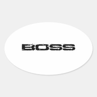 BOSS OVALE STICKER