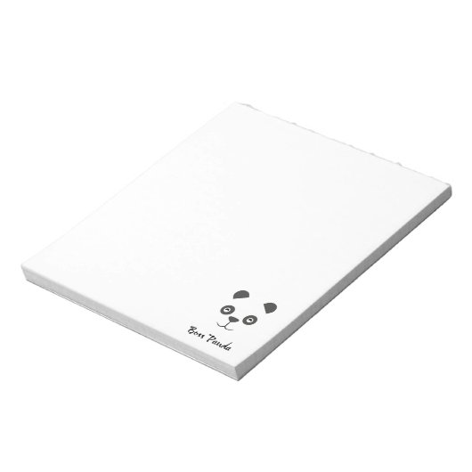 Boss Panda Note Paper Notitieblok (Gedraaid)