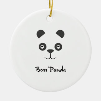Boss Panda Ornament