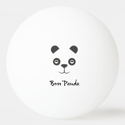 Boss Panda Ping Pong Ball (Voorkant)