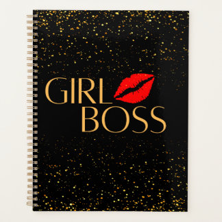 Boss Planner de Parties scintillant d'or