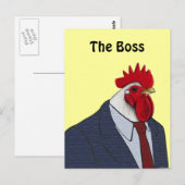 Boss Rooster Briefkaart (Voorkant / Achterkant)