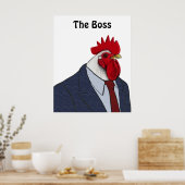 Boss Rooster Poster (Keuken)