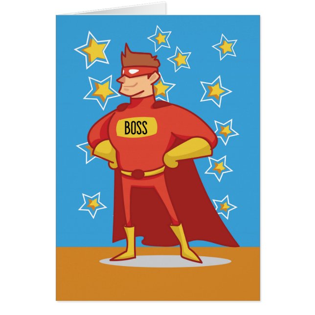 Boss Superheld op Vaderdag (Voorkant)