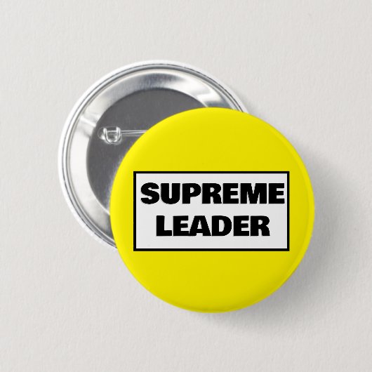 Boss Supreme Leader Collega management Ronde Button 5,7 Cm (Voorkant /achterkant)