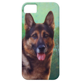Boss the German Shepherd iPhone 11 Hoesje