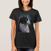 Boss Tuxedo Cat  for Mom Dad T-shirt (Voorkant)