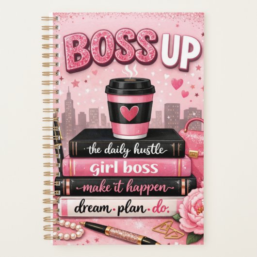 Boss Up Business Planner Journal (Devant)