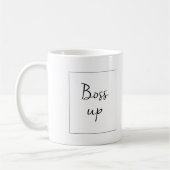 Boss Up motive mug (Gauche)