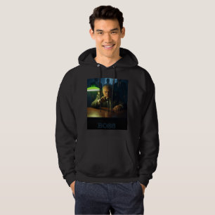 Boss w tekst mannen zwart hooded sweatshirt