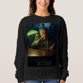 Boss w texte femmes noir sweatshirt (Devant)