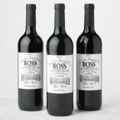Boss Wine label Wijn Etiket (Flessen)