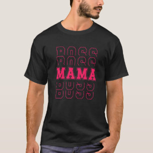 Boss Women Ma Life Mama Letter Gedrukte kleren T-shirt