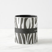 Boss: Zebra Stripes Gift Mok "World's Best Boss" (Midden)