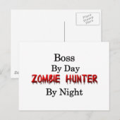 Boss/Zombie Hunter Briefkaart (Voorkant / Achterkant)