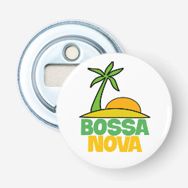 Bossa Nova cadeau voor Braziliaanse muziekliefhebb Button Flesopener