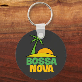 Bossa Nova cadeau voor Braziliaanse muziekliefhebb Sleutelhanger