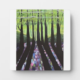 bosschaduwen fotoplaat