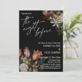 Bosschaert's "Bloemen in een Glas" de avond ervoor Kaart (Staand voorkant)