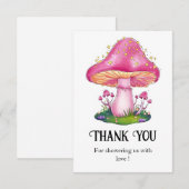 Bossen Baby shower Bedankkaart (Voorkant / Achterkant)