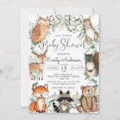 Bossen Baby shower Bossen Kaart (Voorkant)