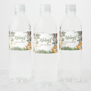 Bossen Baby shower Bossen Waterfles Etiket