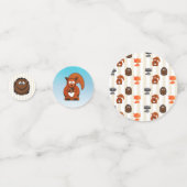 Bossen Baby shower confetti (Achterkanten)