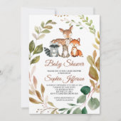 Bossen Baby shower Kaart (Voorkant)