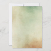 Bossen Baby shower Kaart (Achterkant)