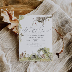 Bossen Bossen eerste verjaardag Kaart