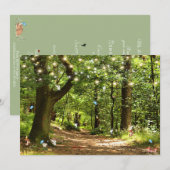 Bossen, Butterflies Lady Bugs Kaart (Voorkant / Achterkant)