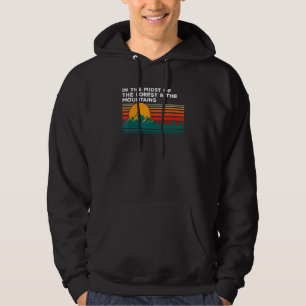 Bossen De bergen Camper Hiker Camp Hike Outdoo Hoodie
