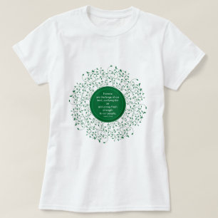 Bossen, de Lungs van Our Land Earth Friendly T-shirt